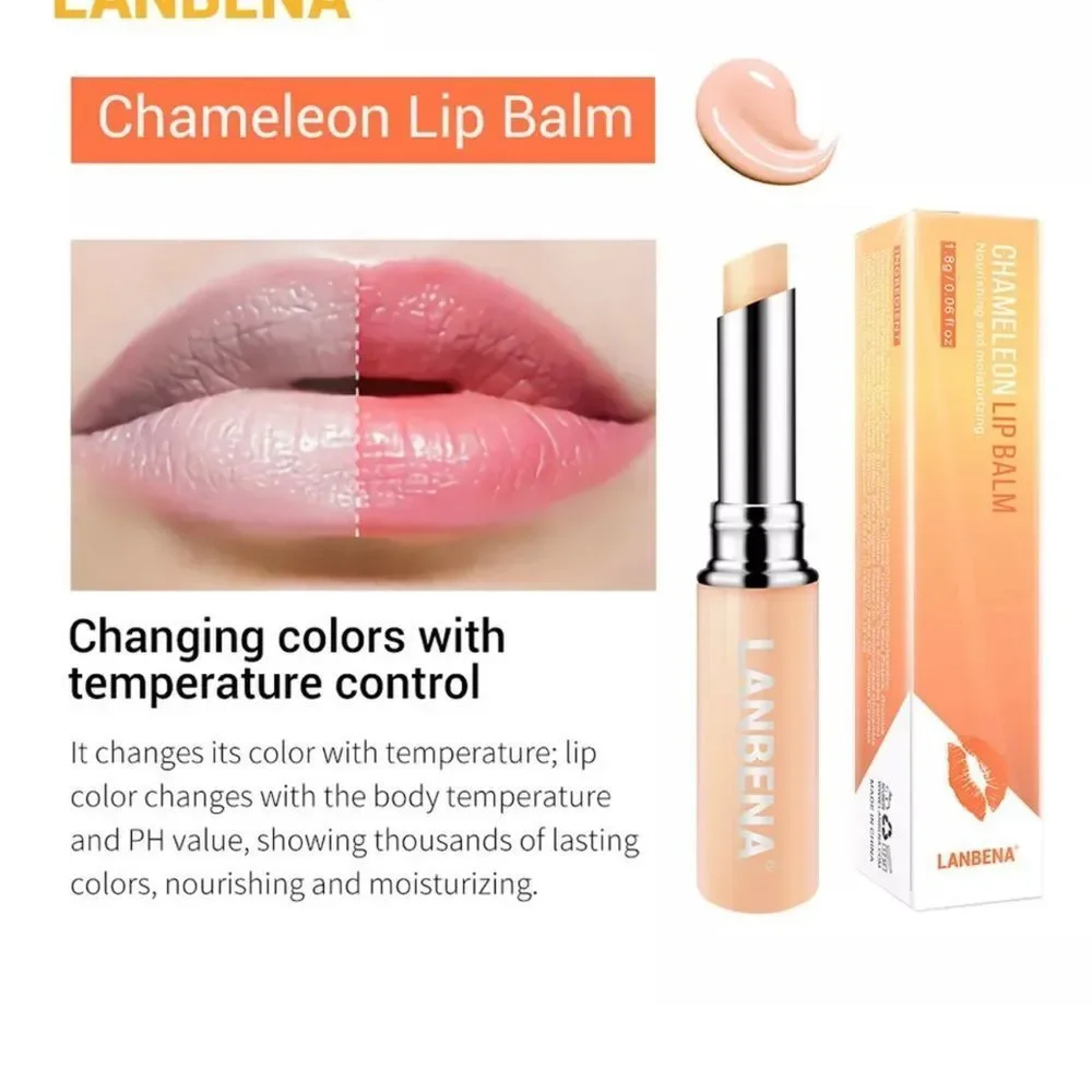 LANBENA Chameleon Lip Balm Nourishing Moisturizing Reduce - Picture 2 of 3